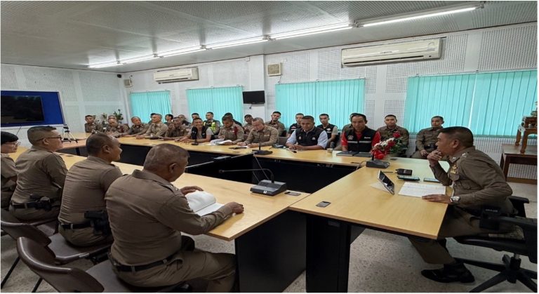 กิจกรรมที่ 2 การมีส่วนร่วมของหัวหน้าสถานีตำรวจประกาศนโยบายและมาตรการในการต่อต้านการทุจริต/การรับสินบน