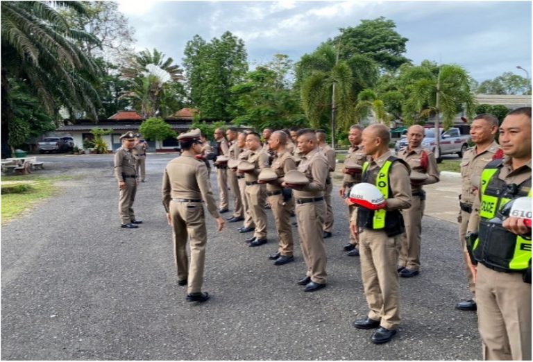 กิจกรรมที่ 3 การมีส่วนร่วมของหัวหน้าสถานีตำรวจประกาศนโยบายและมาตรการในการต่อต้านการทุจริต/การรับสินบน