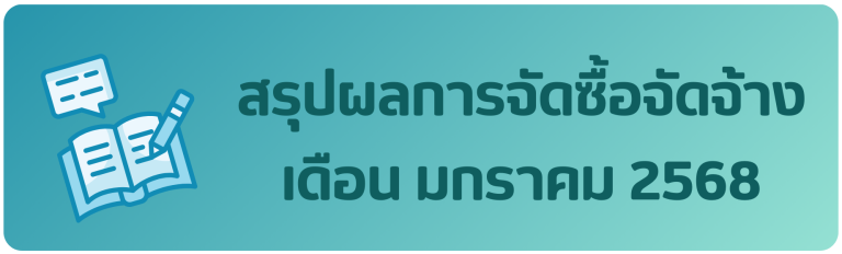 สรุปผลการจัดซื้อจัดจ้าง เดือน มกราคม 2568